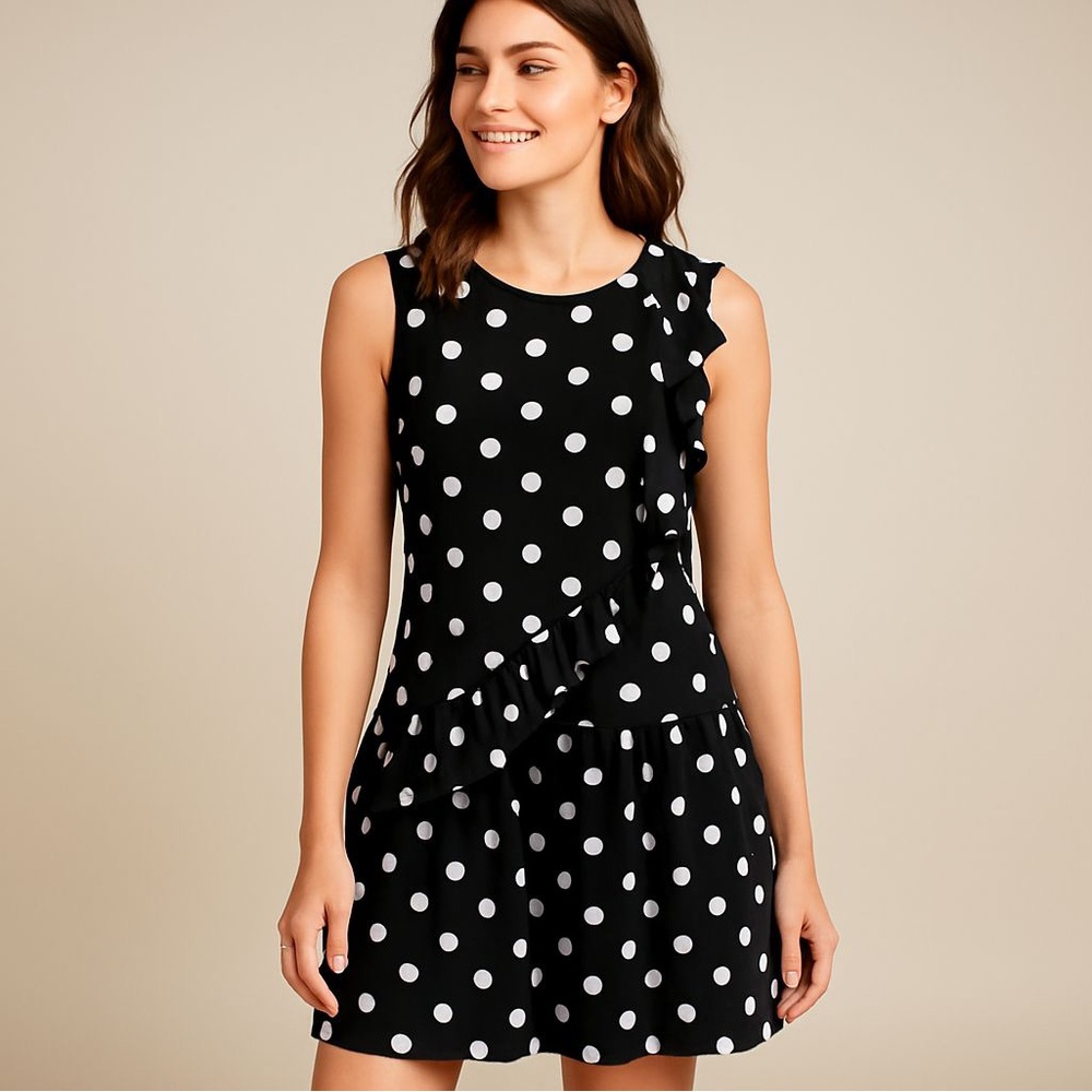 Wonder Nation Polka Dot Sleeveless Dress - Size 2X (18)